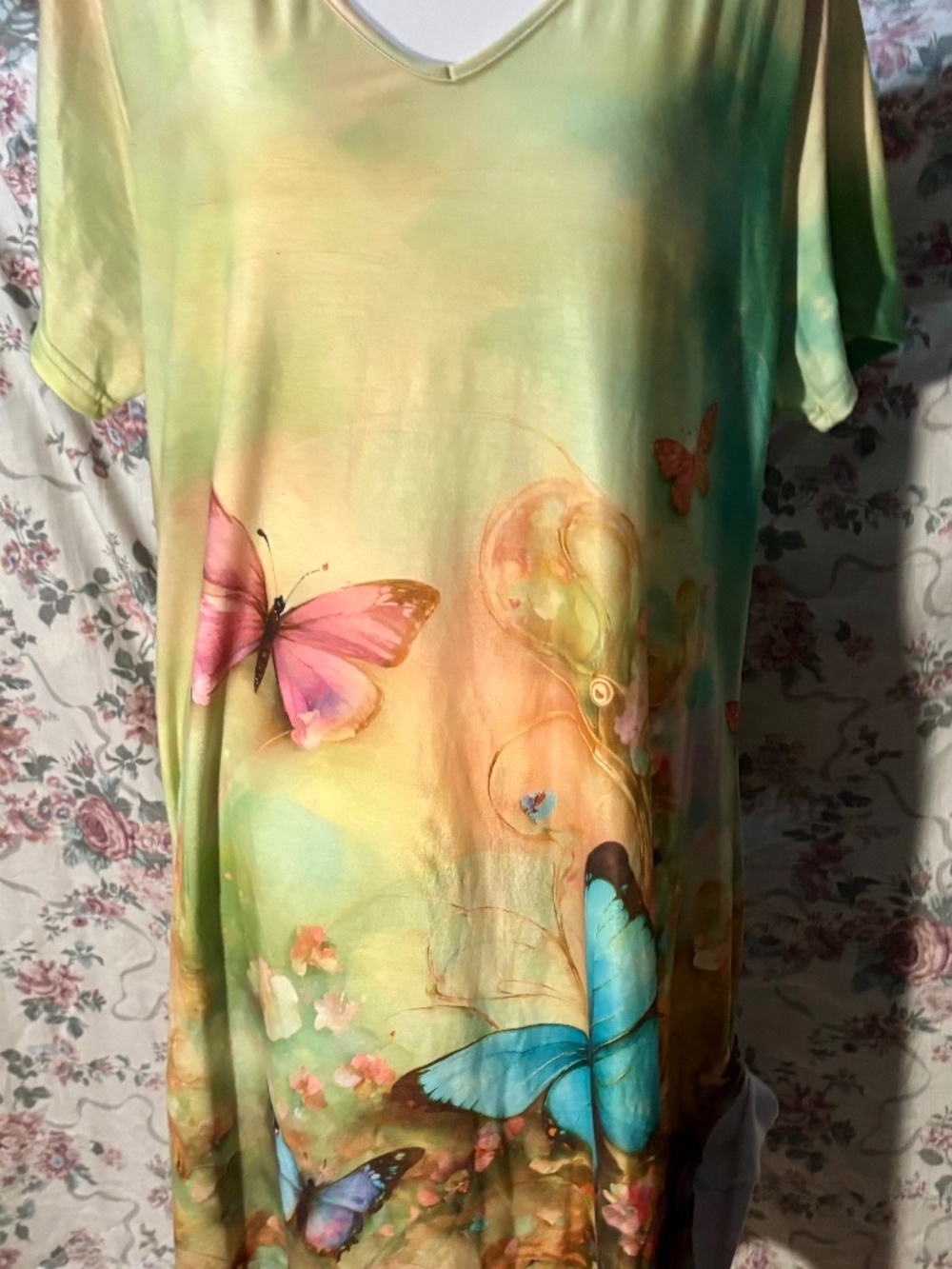 Yellow Butterfly Dress